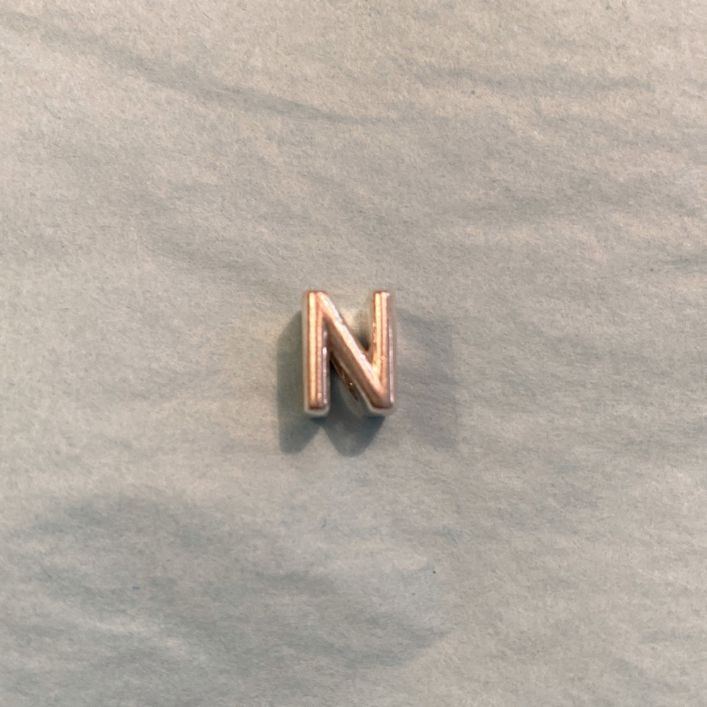 N pandora charm
